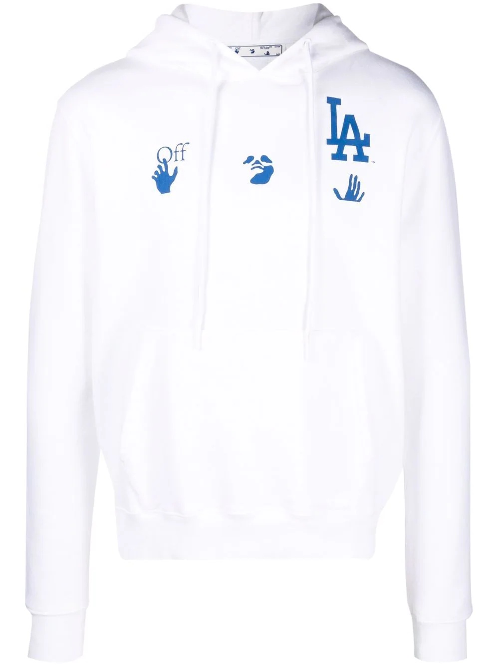 LA Dodgers logo-print hoodie - 1