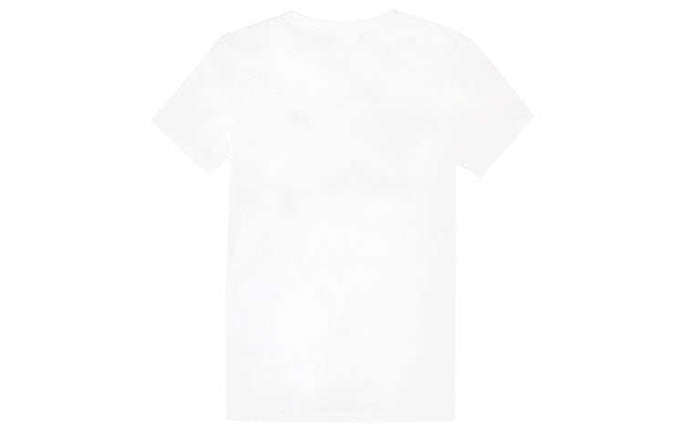 adidas Letter Logo Applique Sports Short-sleeve Tee Men White DQ3056 - 3