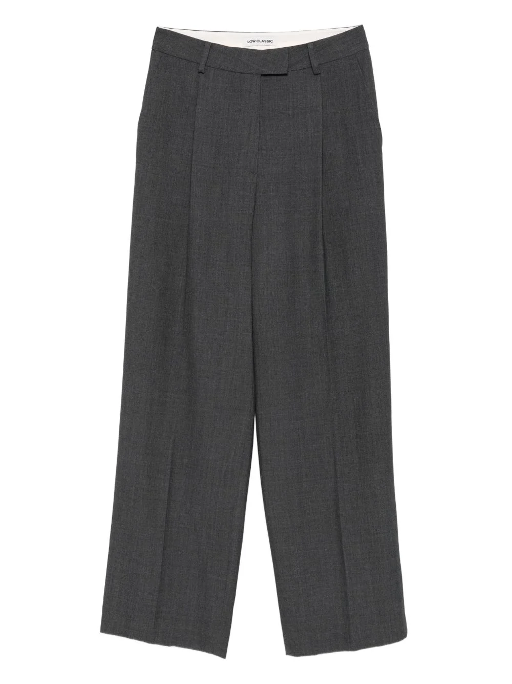 pleated tailored trousers - 1