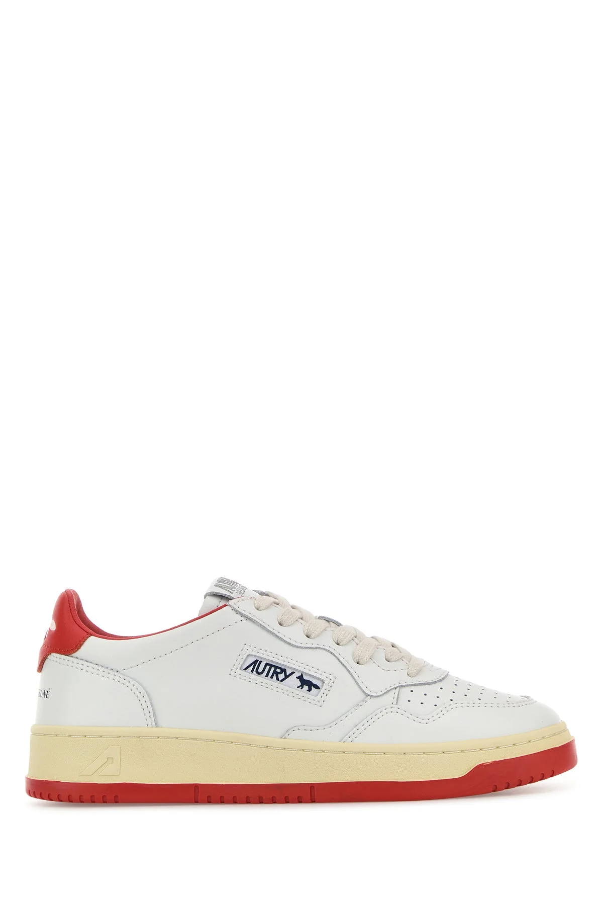 White leather Autry x Maison Kitsuné Medalist sneakers - 1
