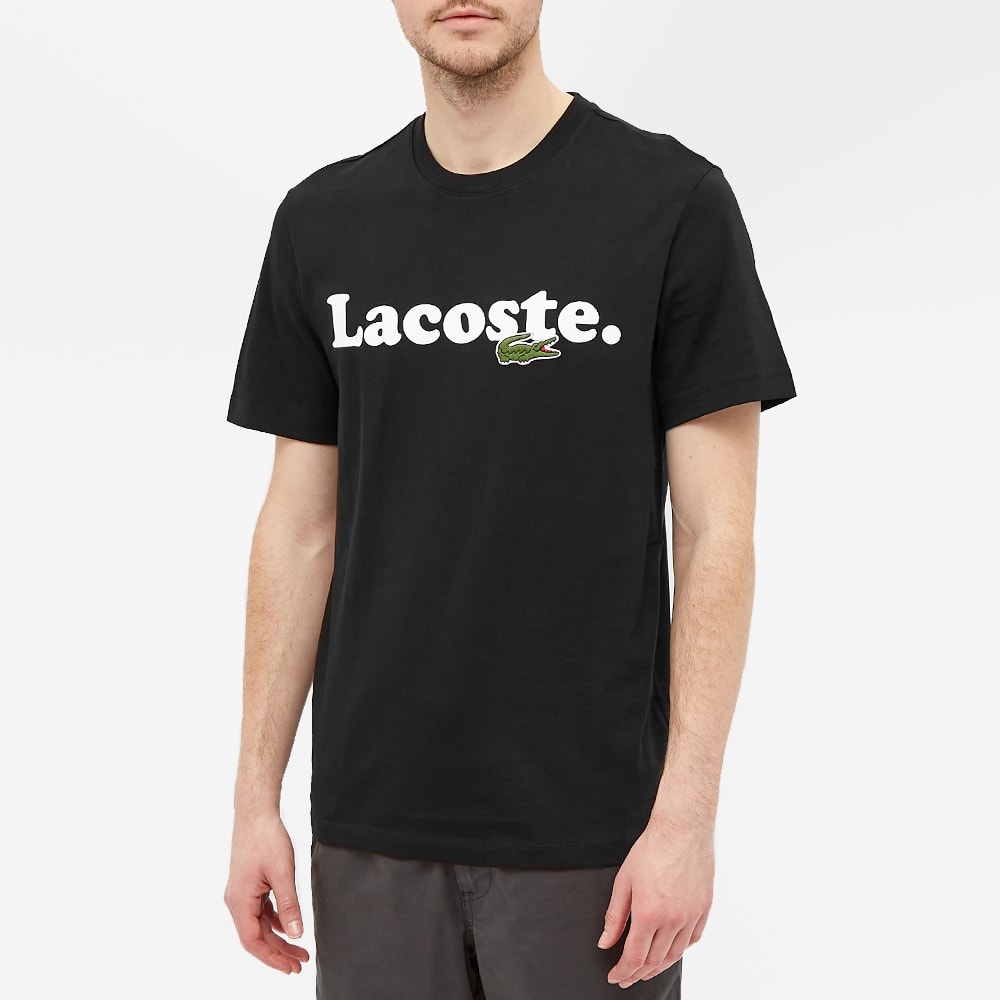 Lacoste Text Logo Tee - 3