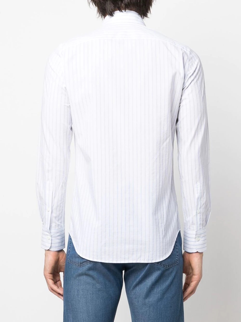 long-sleeve poplin shirt - 4