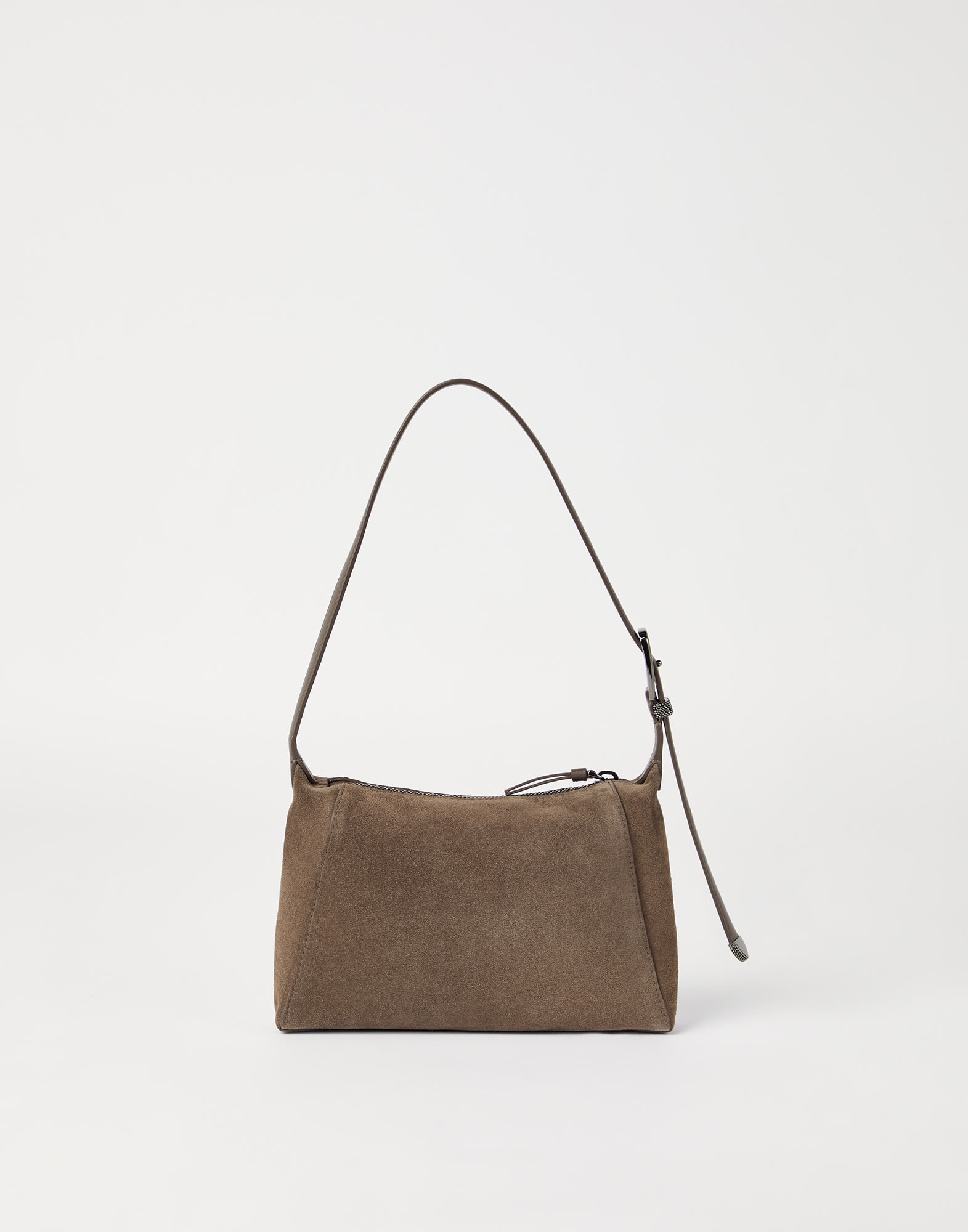 BC Duo shoulder bag in suede with monili - 2