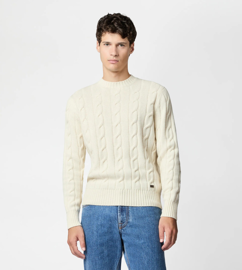 Tod's CASHMERE BLEND ROUND-NECK PULLOVER - GREY outlook