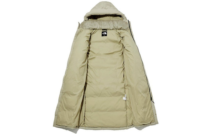 The North Face THE NORTH FACE Long Down Jacket 'Beige' NC1DL71B outlook