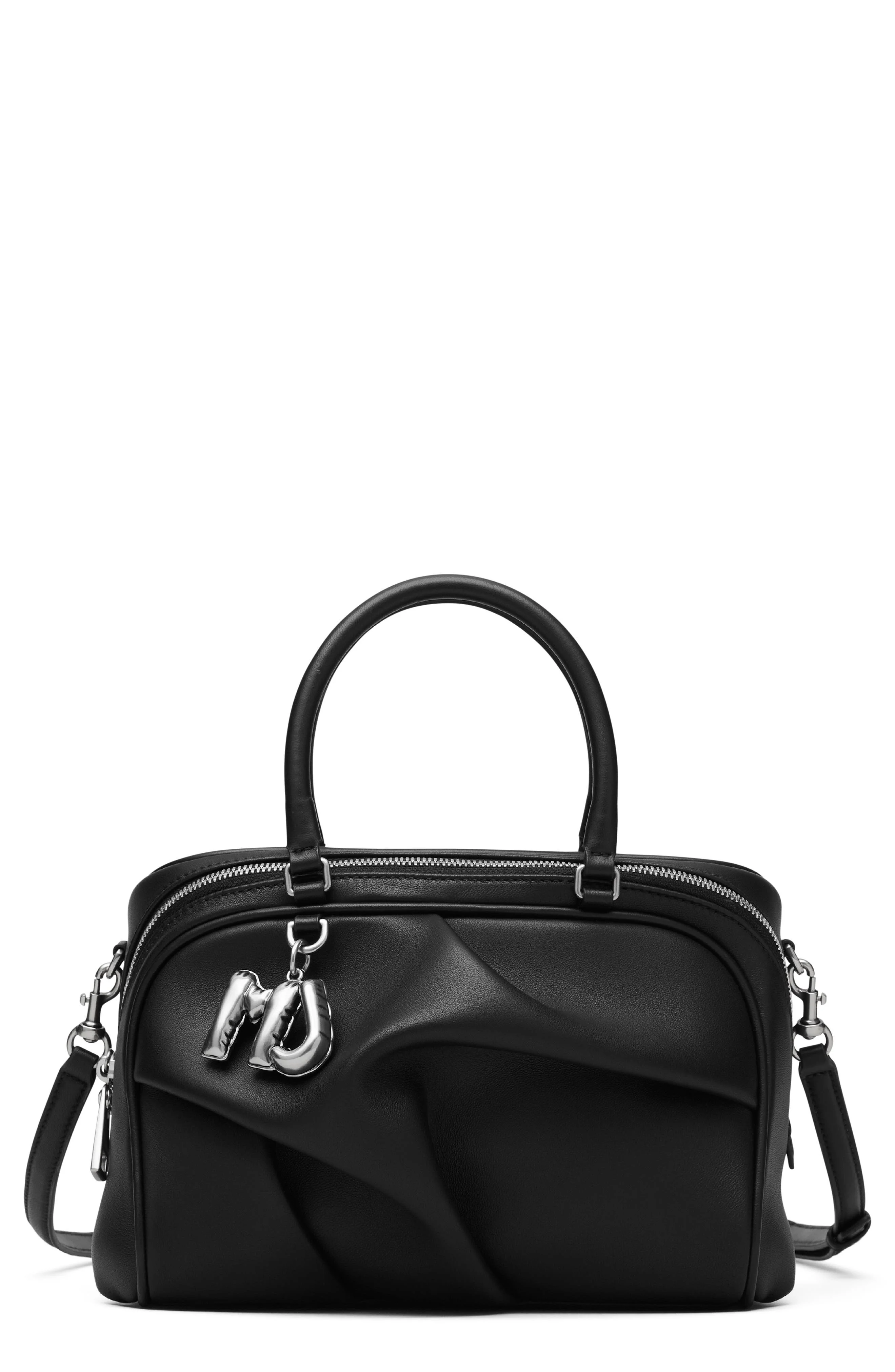 Marc Jacobs The Small Wave Leather Satchel in Black at Nordstrom - 1