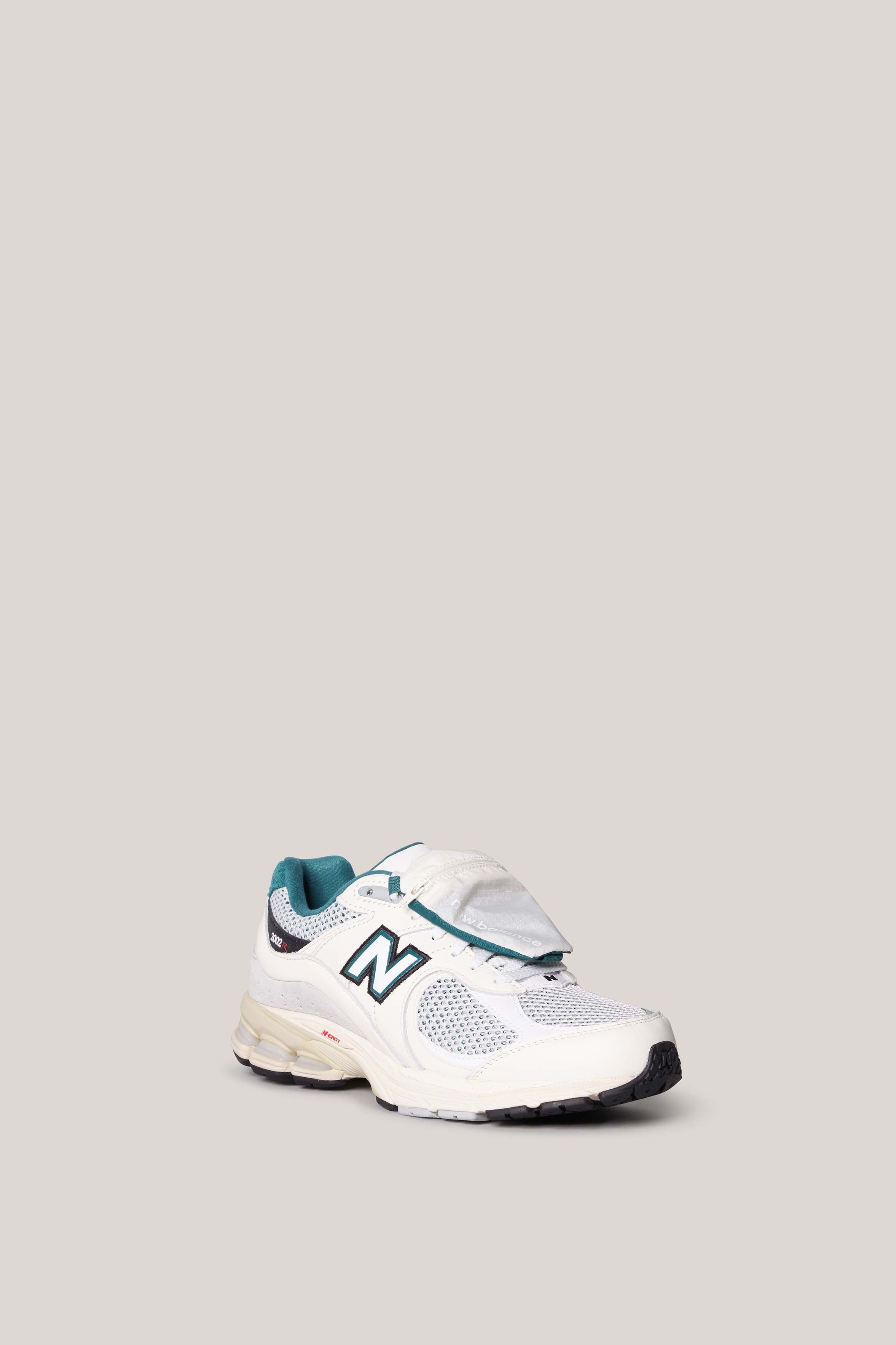 White-Green 2002 Sneakers - 3