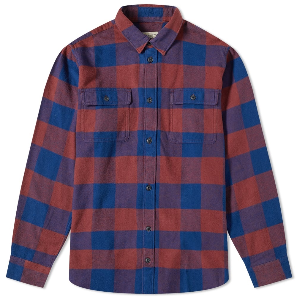 Nudie Gabriel Buffalo 2 Pocket Check Shirt - 1