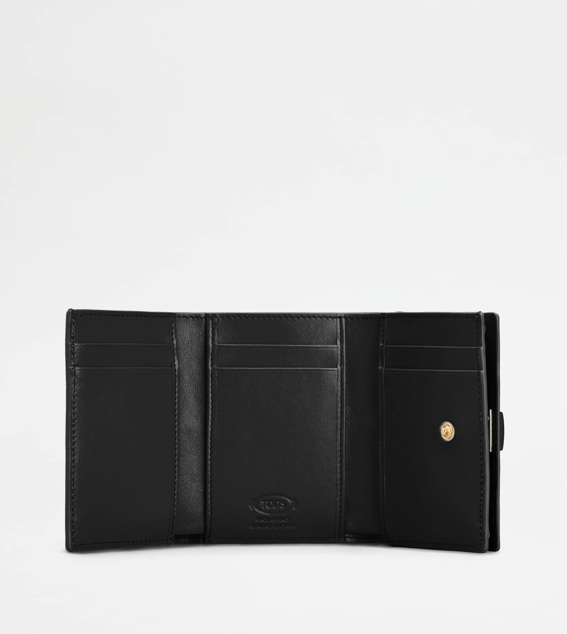 T TIMELESS WALLET IN LEATHER - BLACK - 2