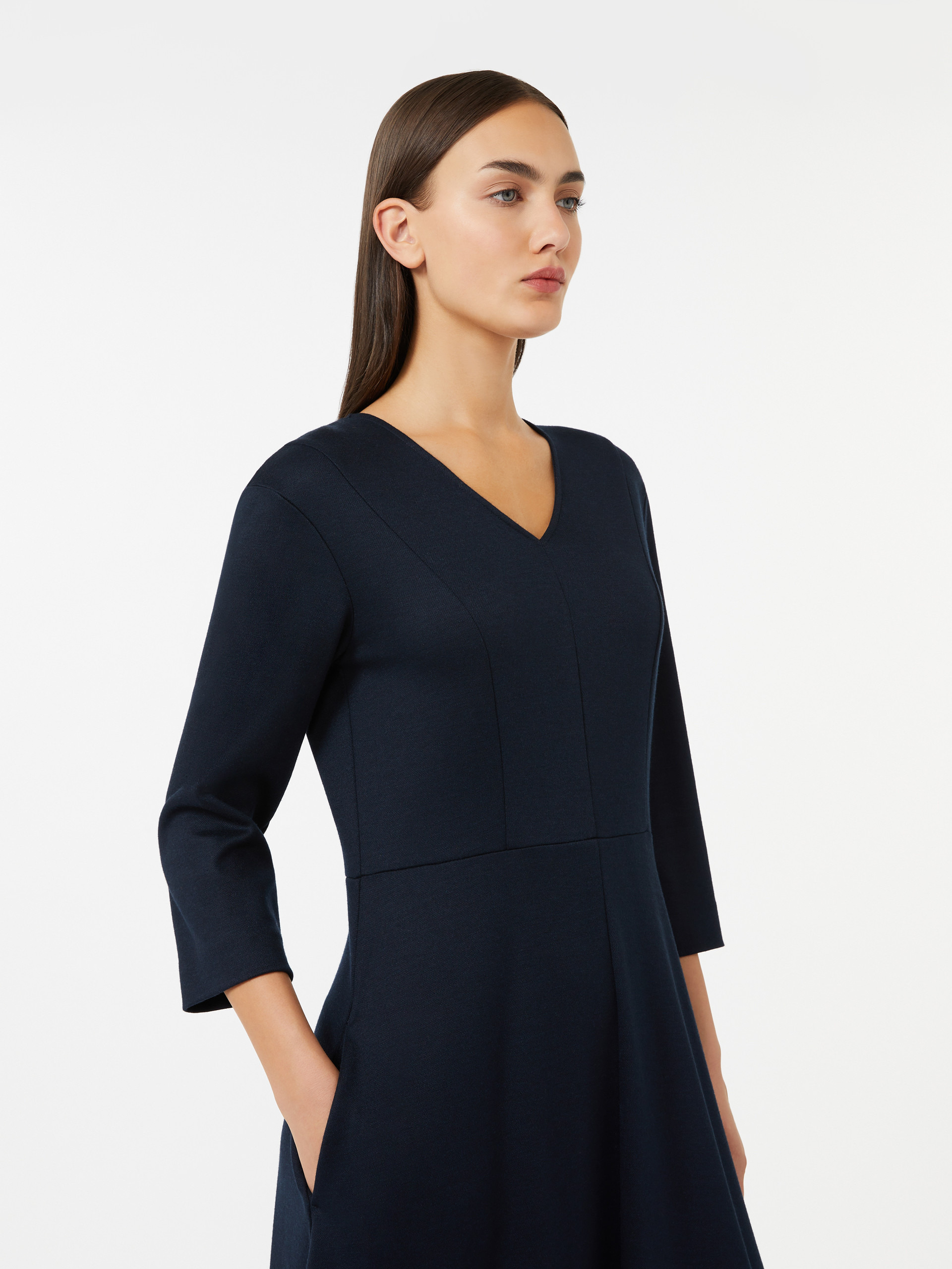 ORIONE Piqué jersey dress - 5