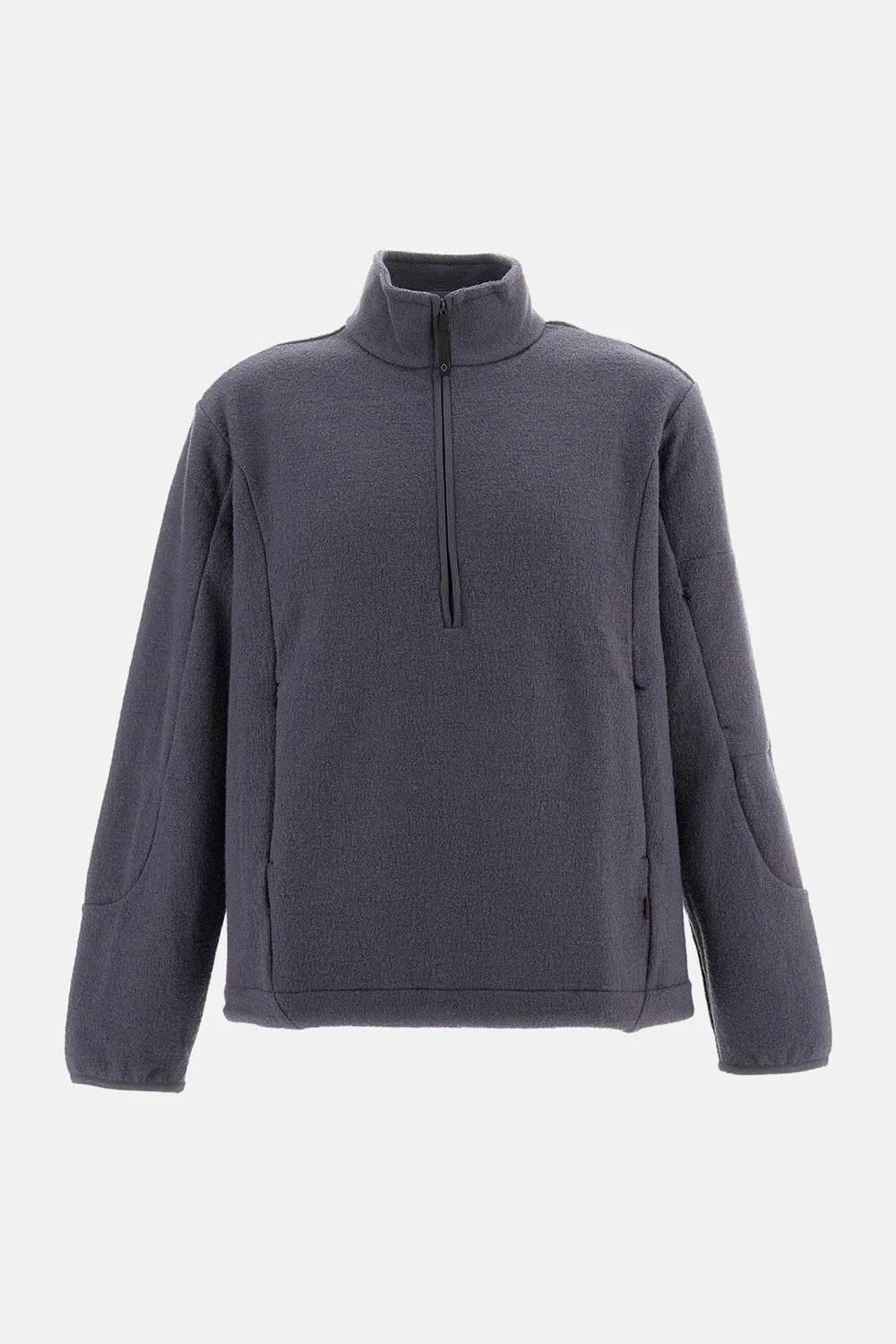 OFF-RACE WOOL-BOILED HALF-ZIP JERSEY - 1