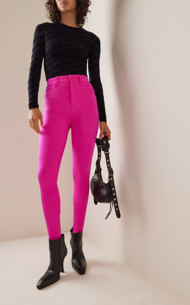 BALENCIAGA Stretch Leggings pink outlook