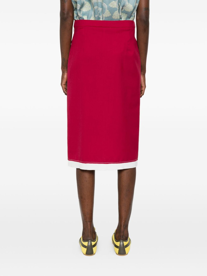 split-hem midi skirt 4