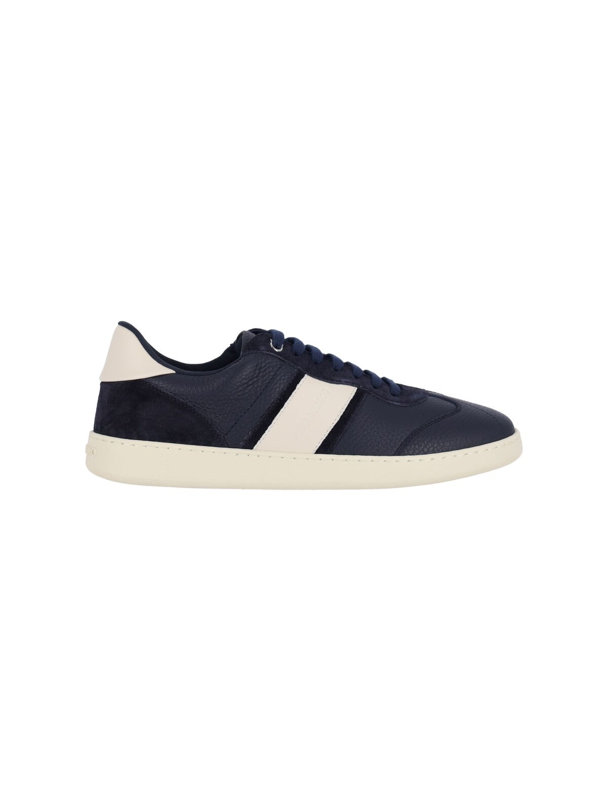 CALF LEATHER LOW-TOP SNEAKERS - 1