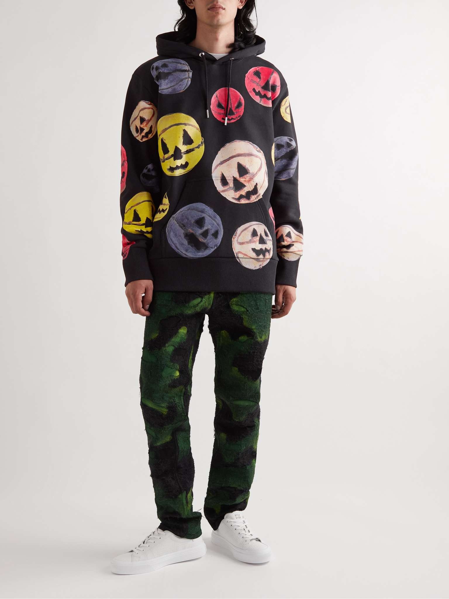 + Josh Smith Printed Cotton-Jersey Hoodie - 2