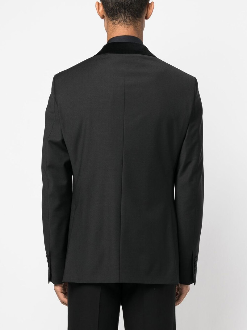 crystal-embellished single-breasted blazer 4