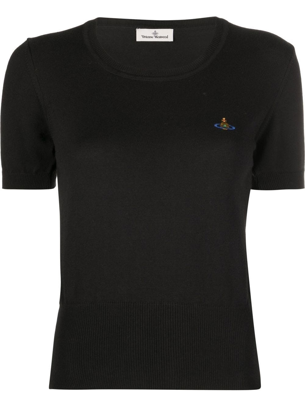 Orb-embroidered knitted top - 1