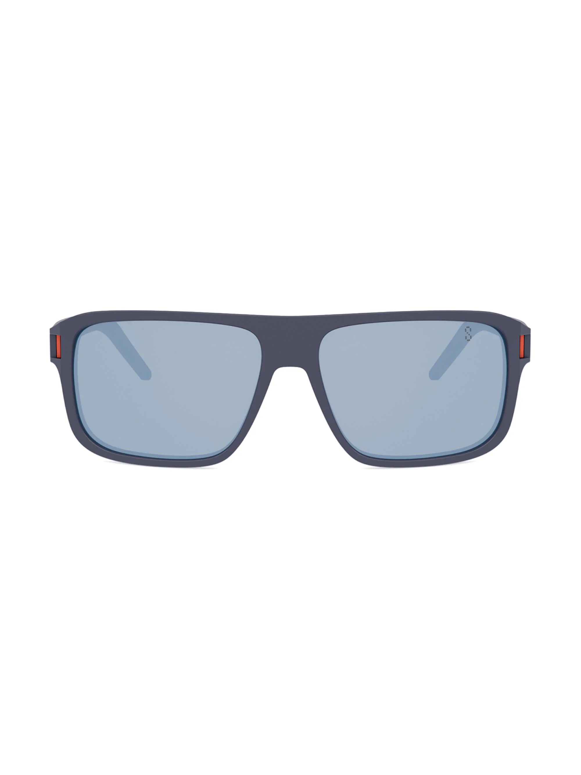 Men's Drive 59MM Rectangular Sunglasses - Matte Blue And Brown Polarized - 1
