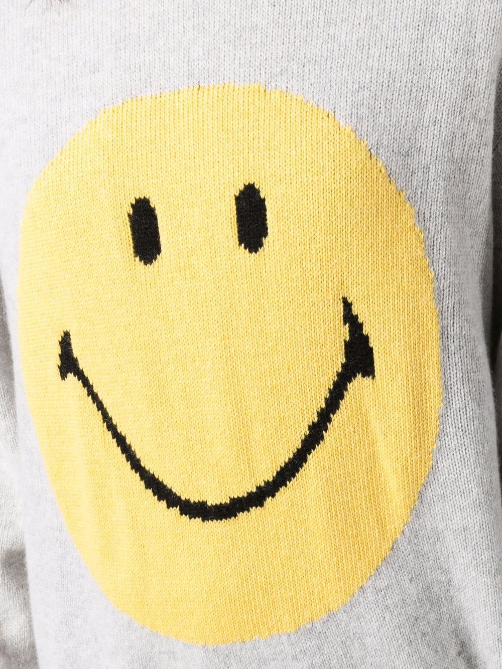 smiley knitted jumper - 5