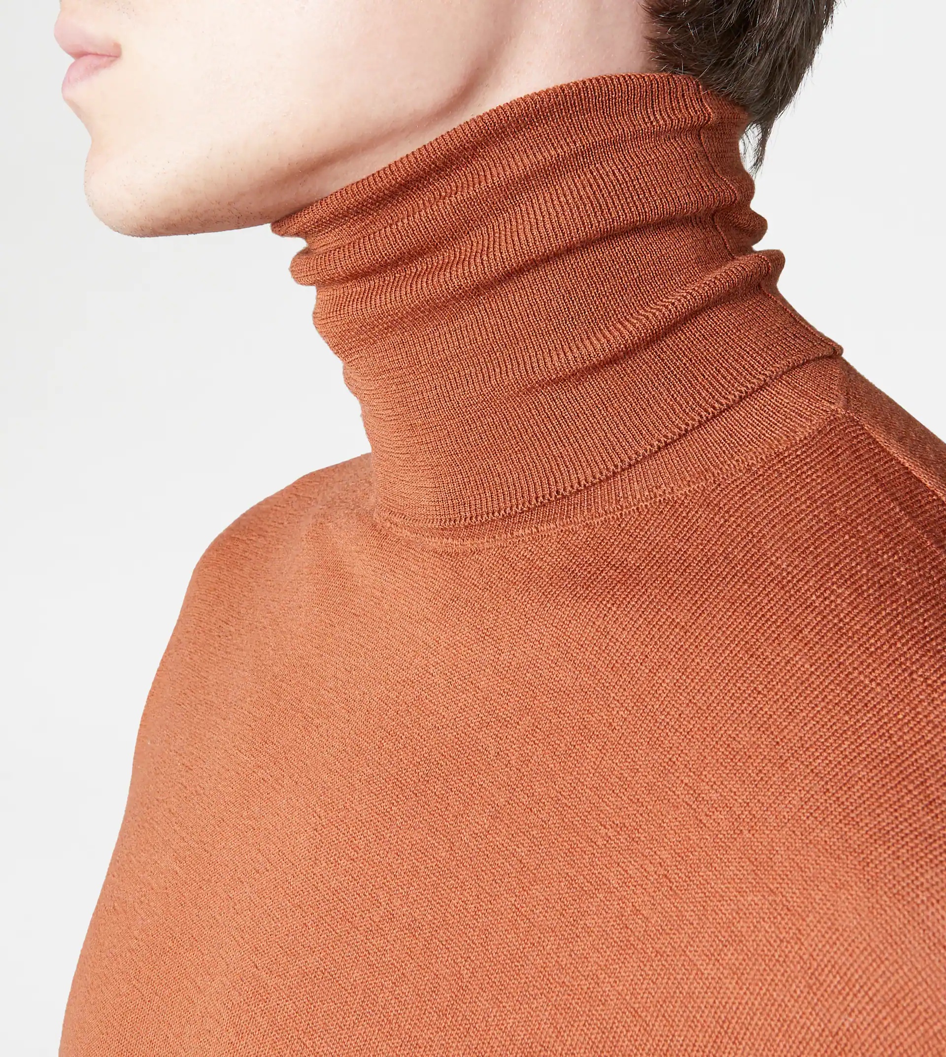 TURTLENECK SWEATER - BROWN - 5