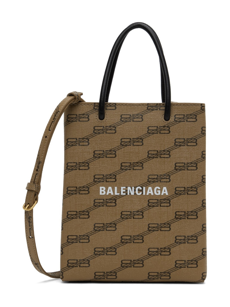 BB Monogram 인쇄 토트 백 - 1