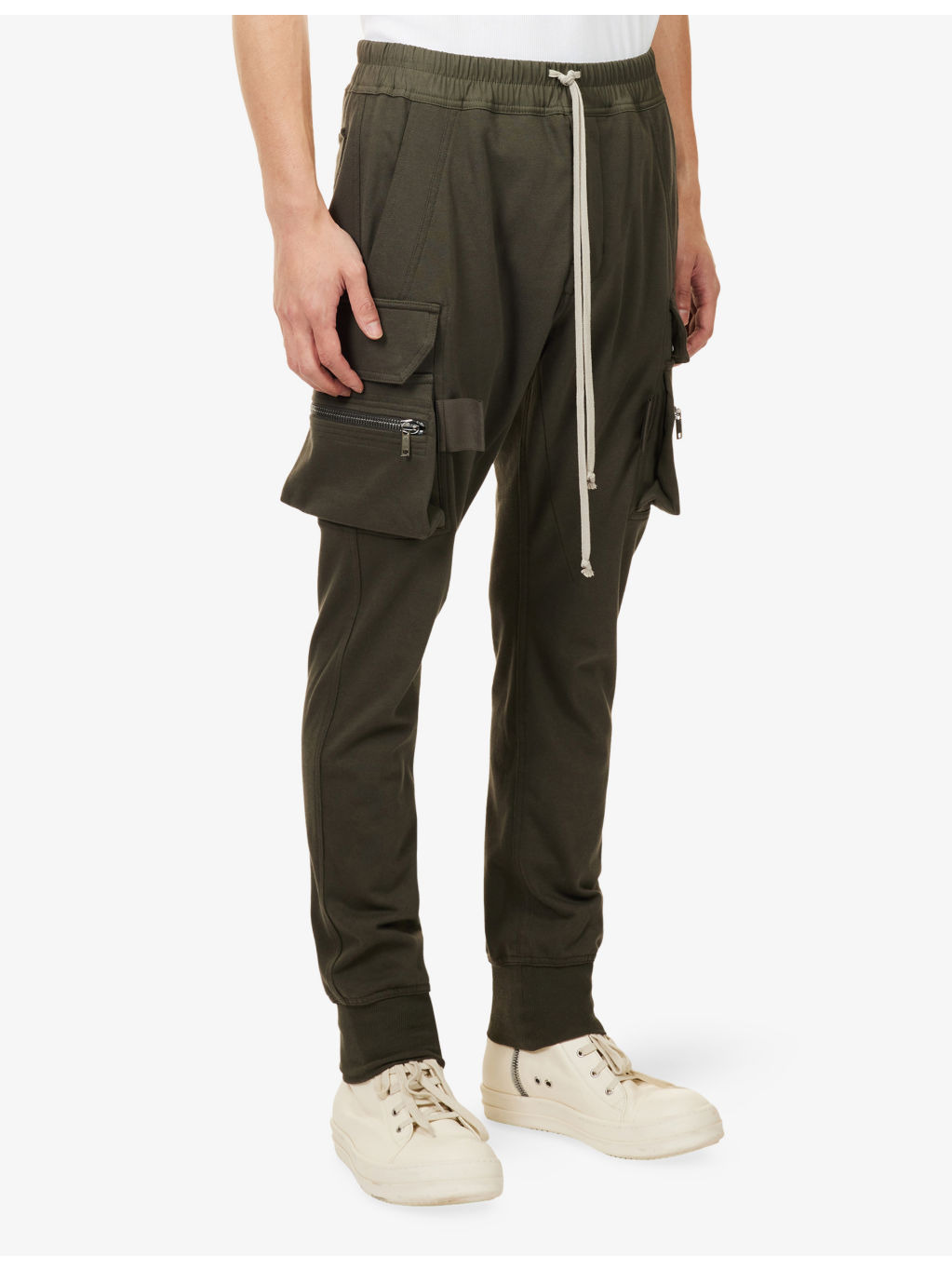 Mastodon Flap-Pocket Cotton-Jersey Cargo Trousers - 3