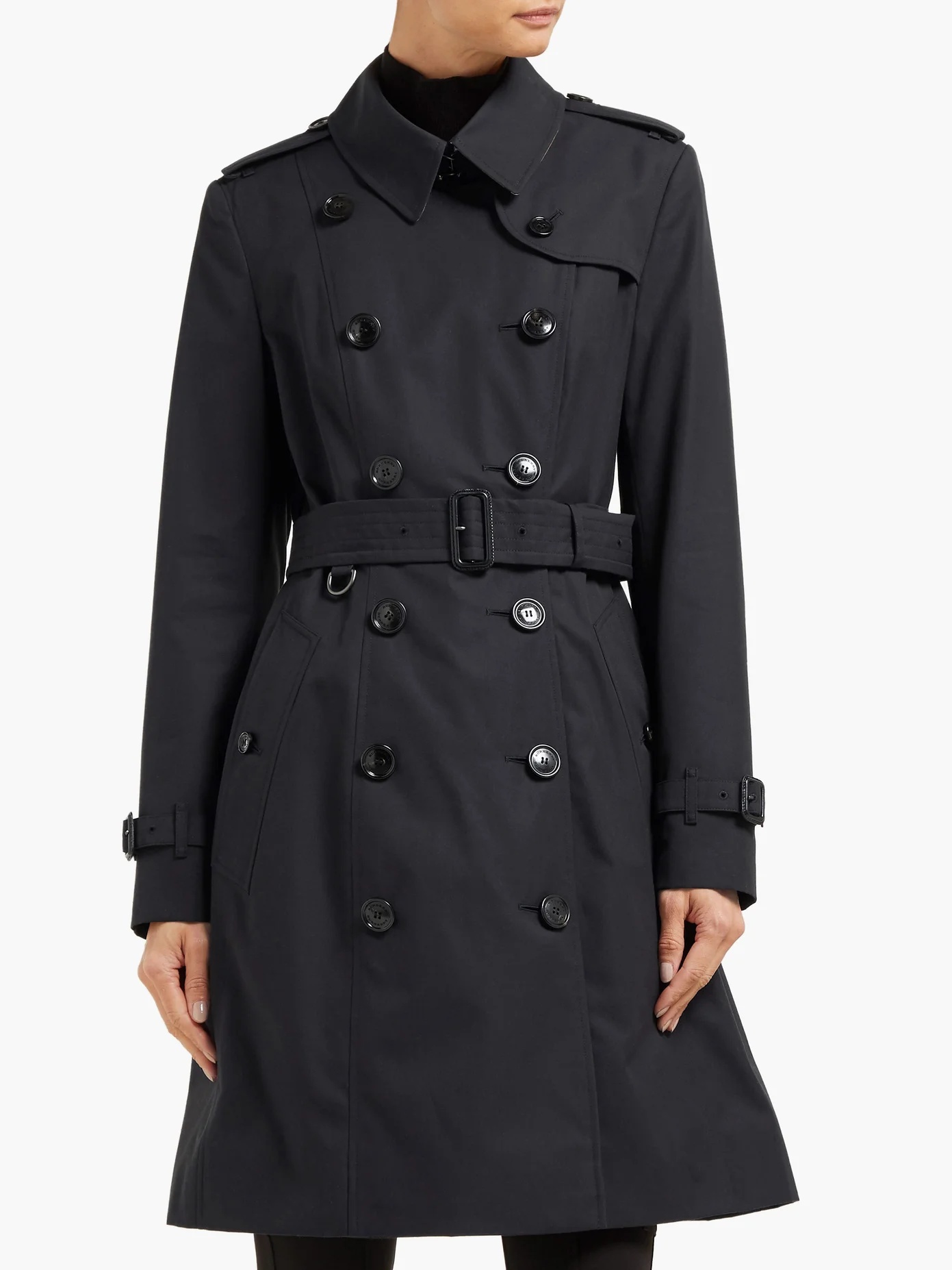 Chelsea double-breasted cotton trench coat - 6