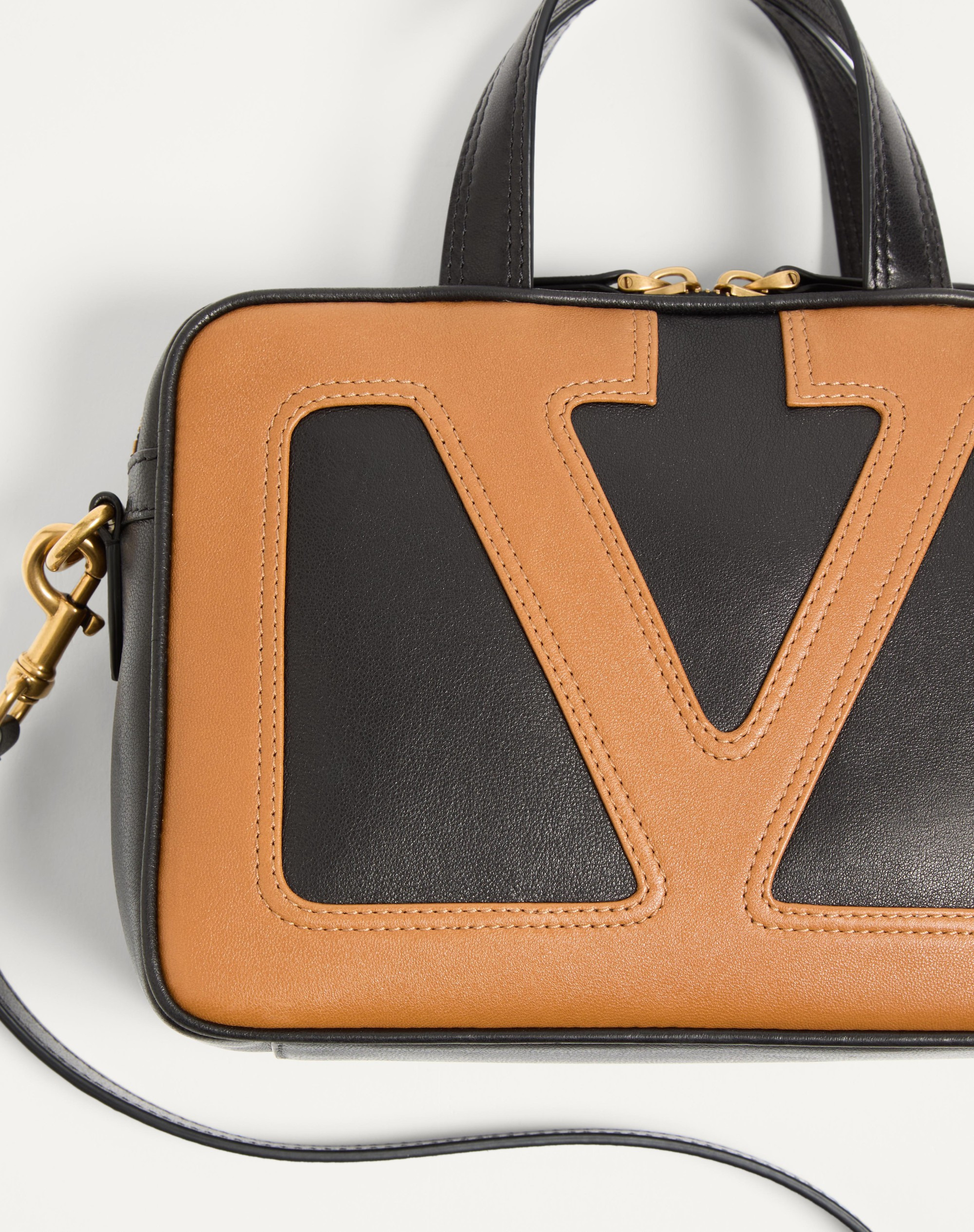 VALENTINO GARAVANI VIVA SUPERSTAR NAPPA LEATHER HANDBAG - 8