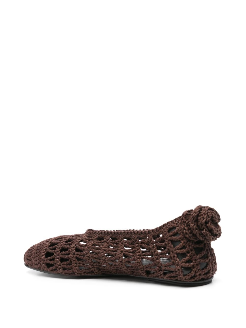 square-toe ballet flats - 3
