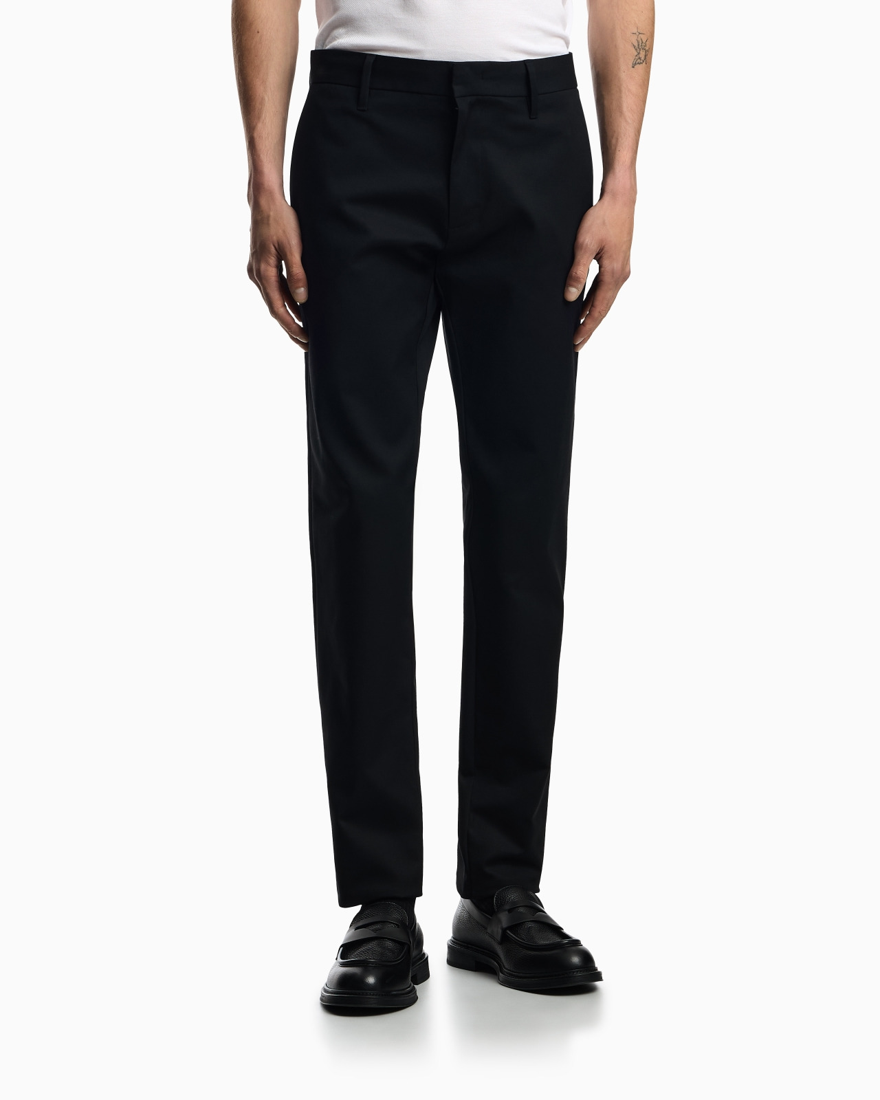 Comfort-gabardine chinos - 4