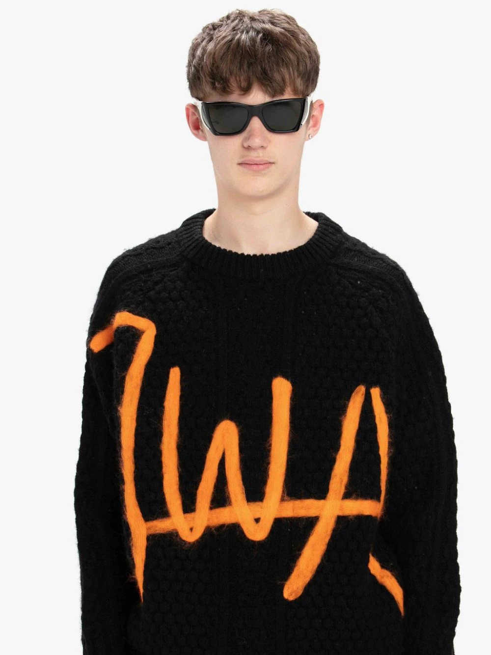 JWA CREWNECK CABLE  JUMPER - 8
