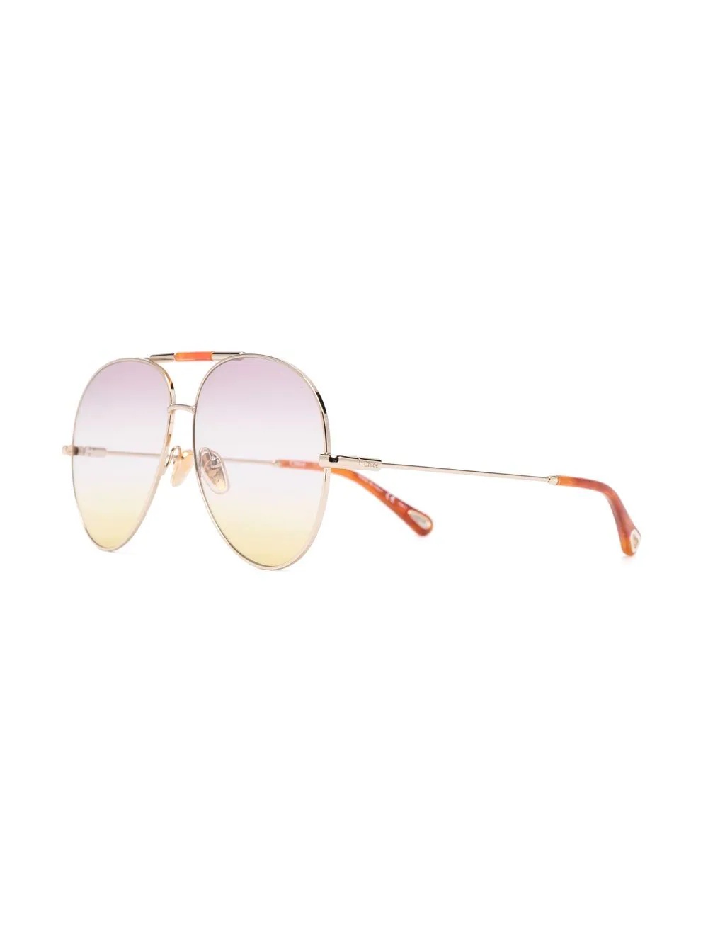 gradient aviator sunglasses - 2