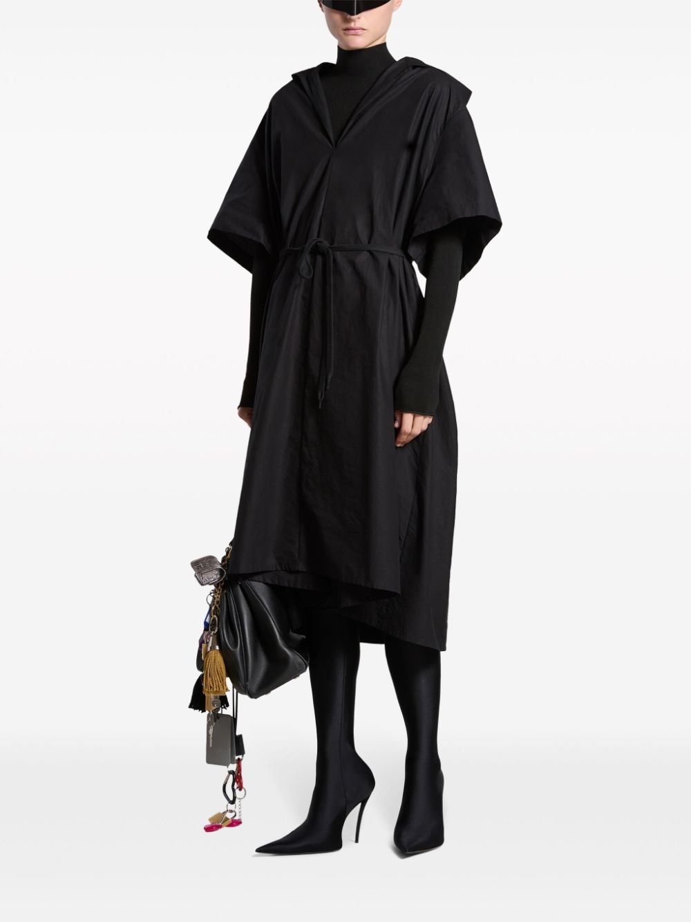 hooded oversized dress - 2