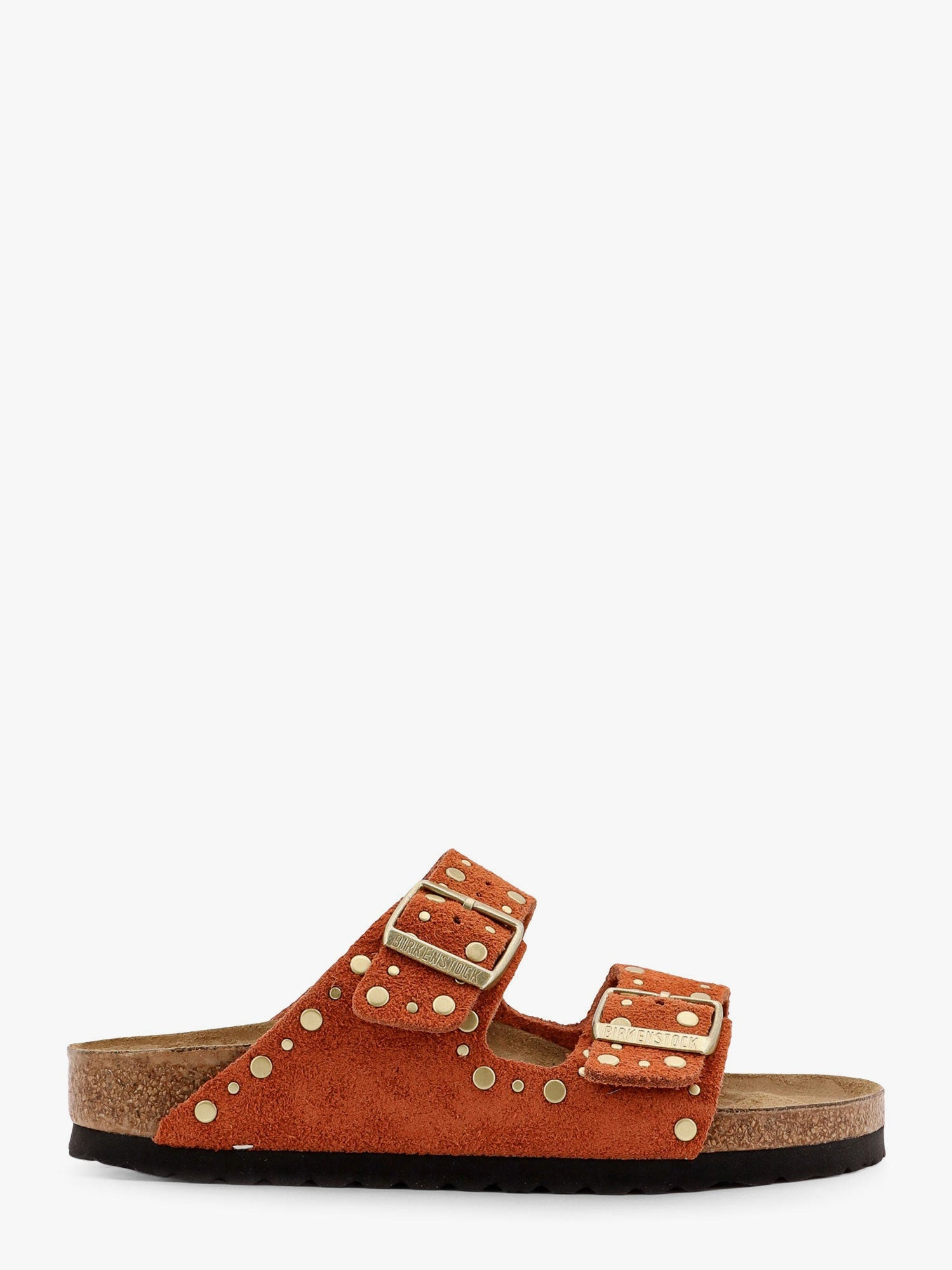 Arizona Rivet Border Leather Sandals With Applied Metal Rivets - 1
