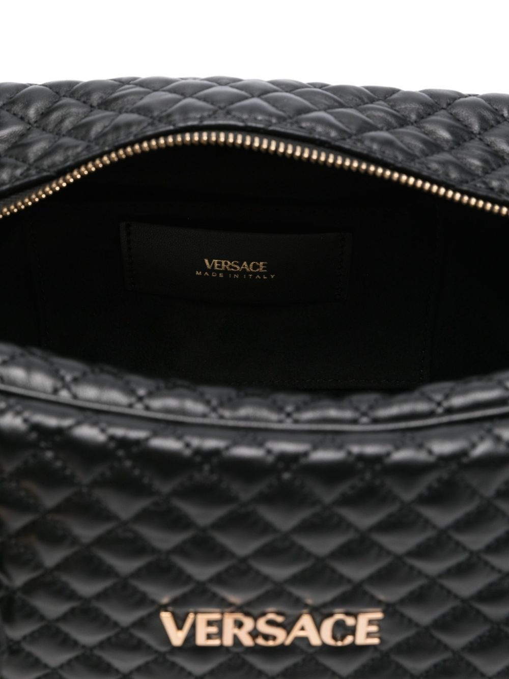 quilted leather tote bag - 5