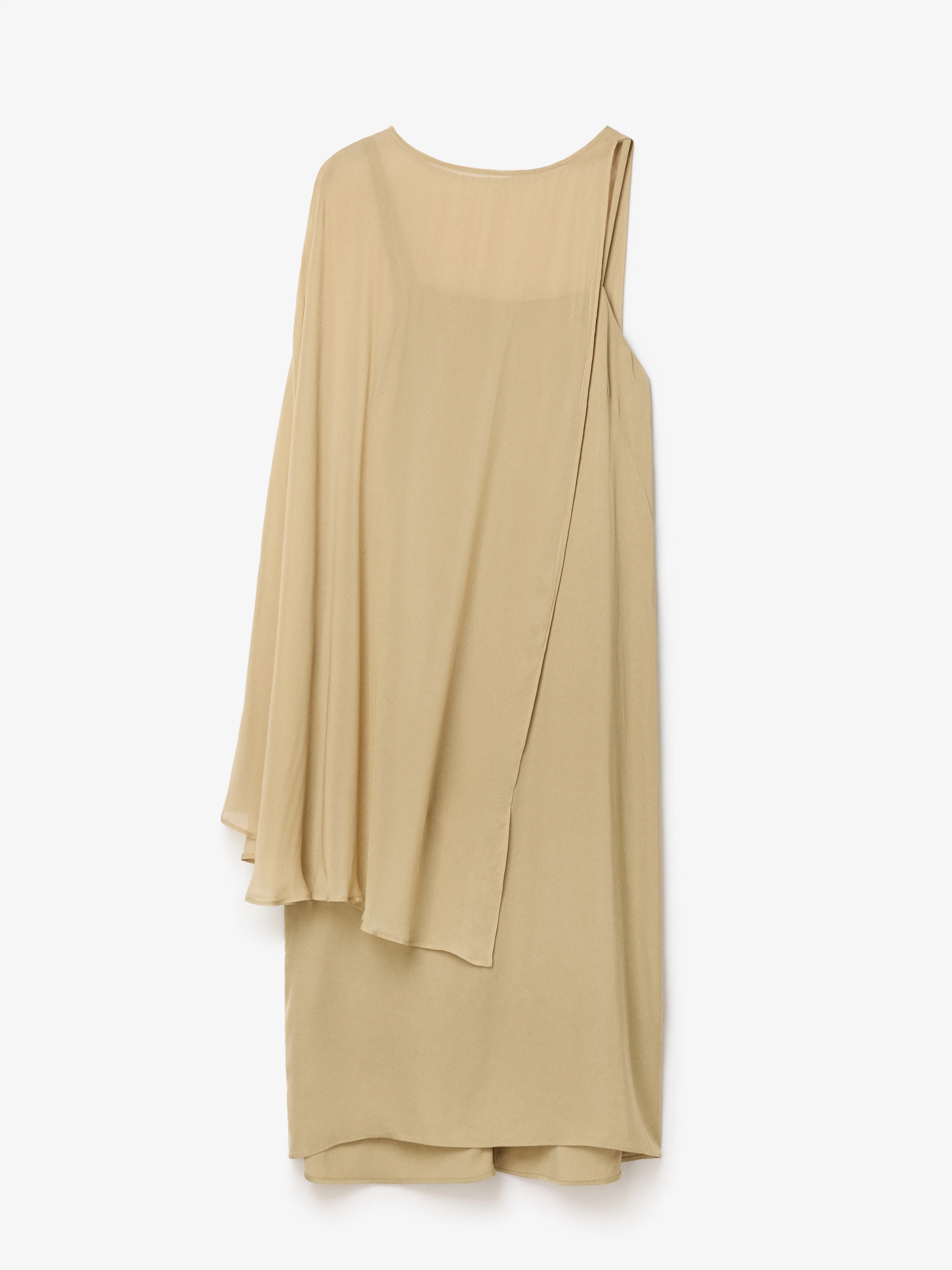 Chiffon Cape Dress - 1