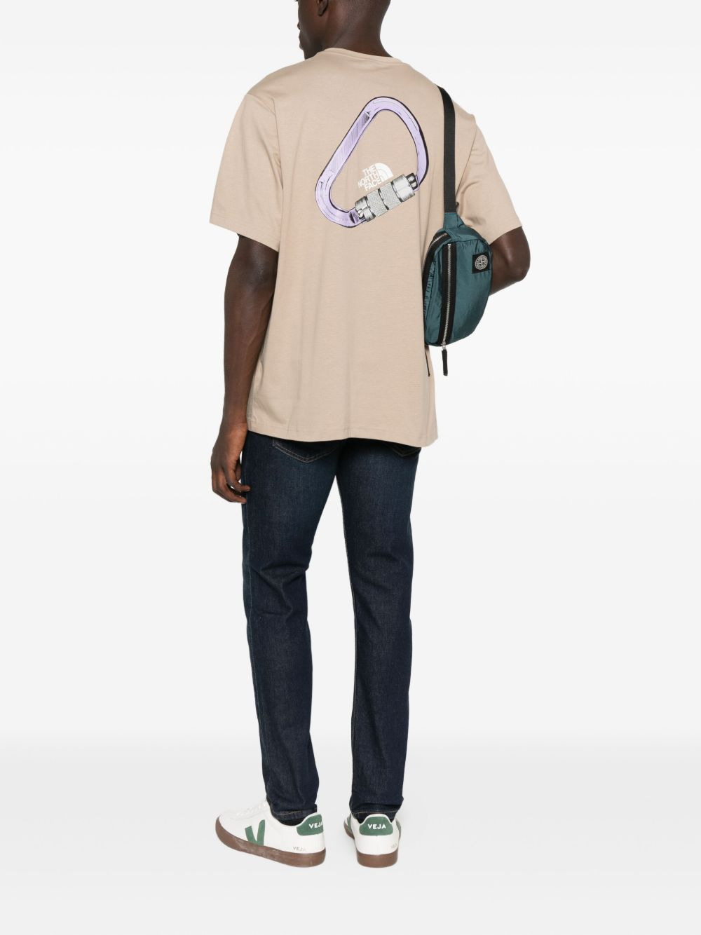 logo-embellished cotton T-shirt - 2