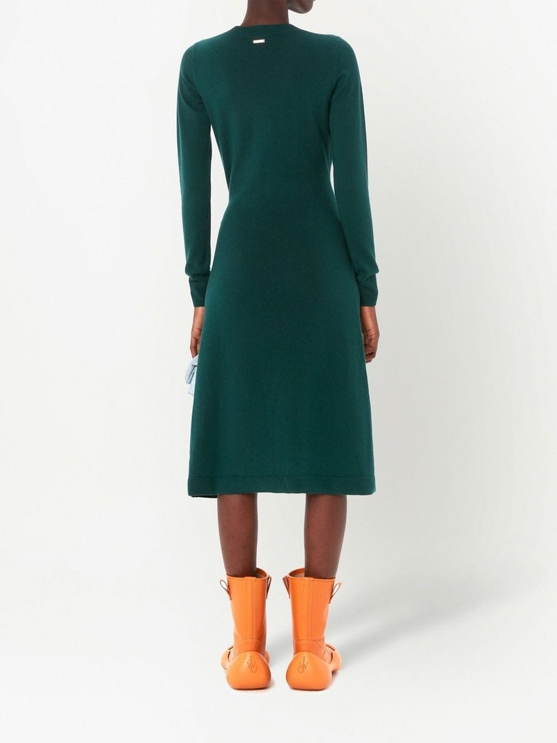 buckle-waist midi dress 4