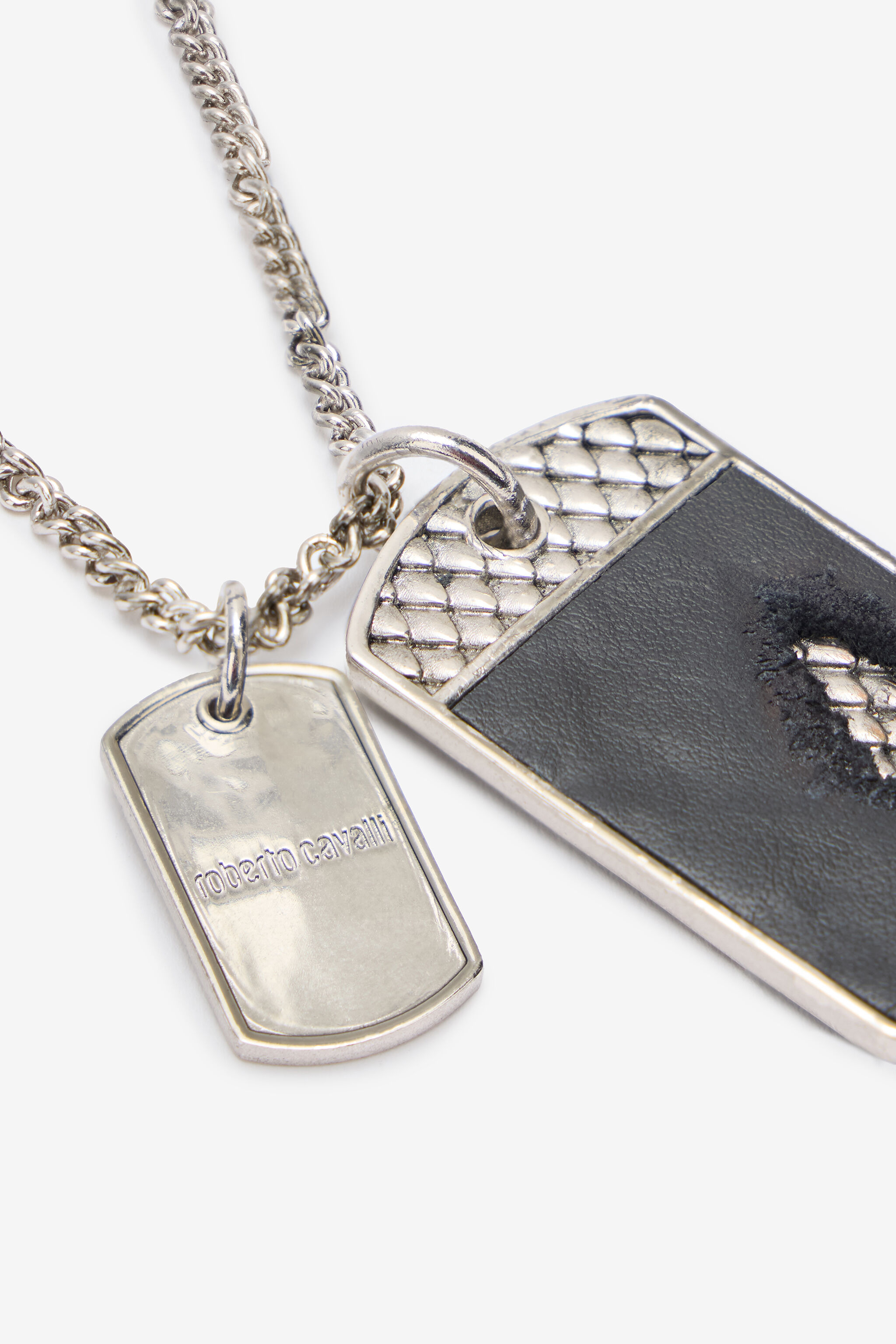 Necklace With Chain And Double Pendant - 5