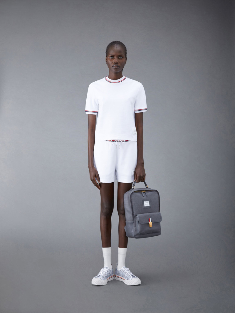 Cotton Milano Stripe Sweatshorts 4