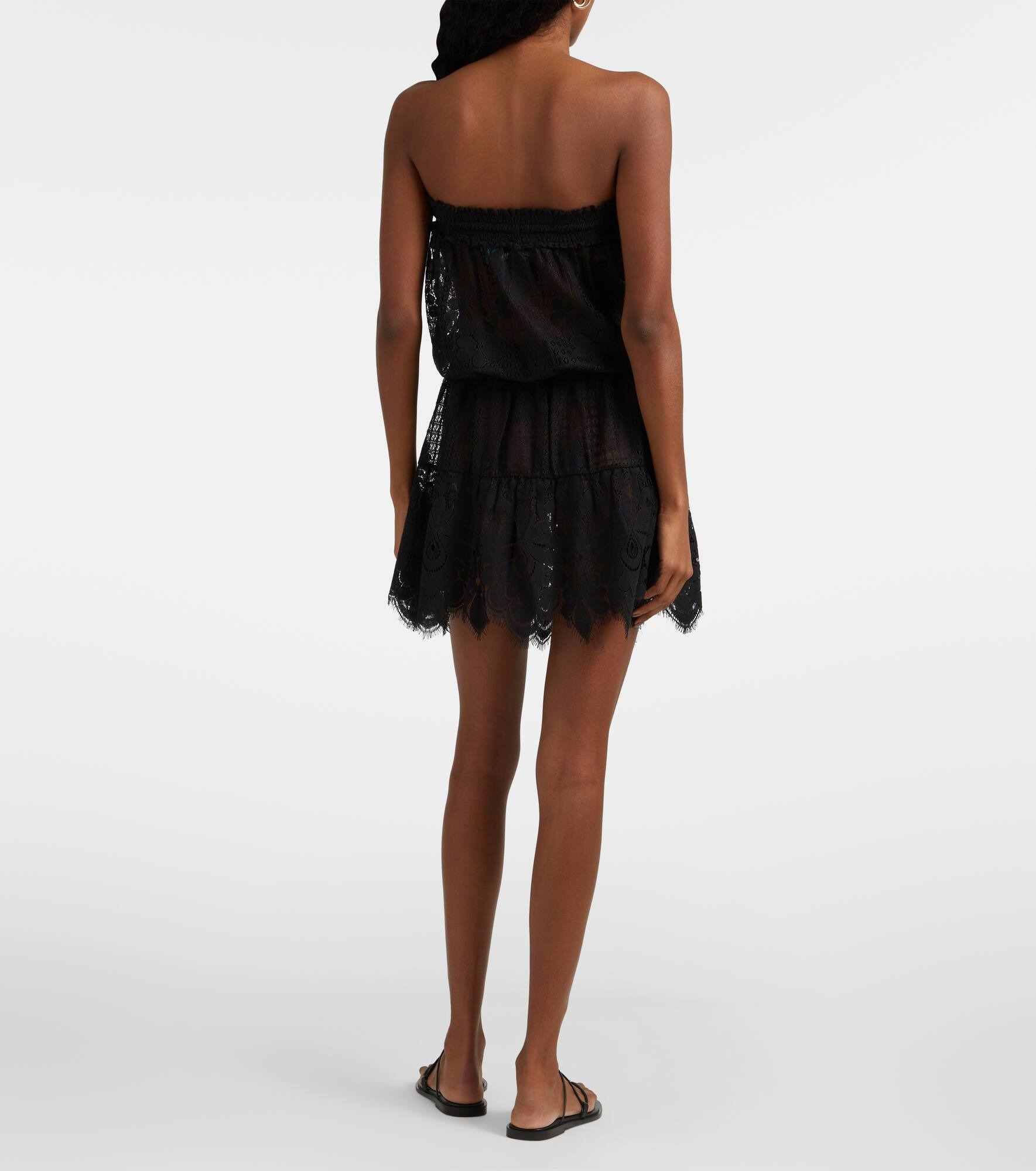 Isla floral shirred minidress - 3