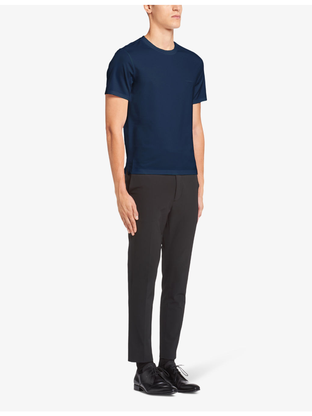 Logo-embroidered slim-fit stretch-cotton T-shirt - 2