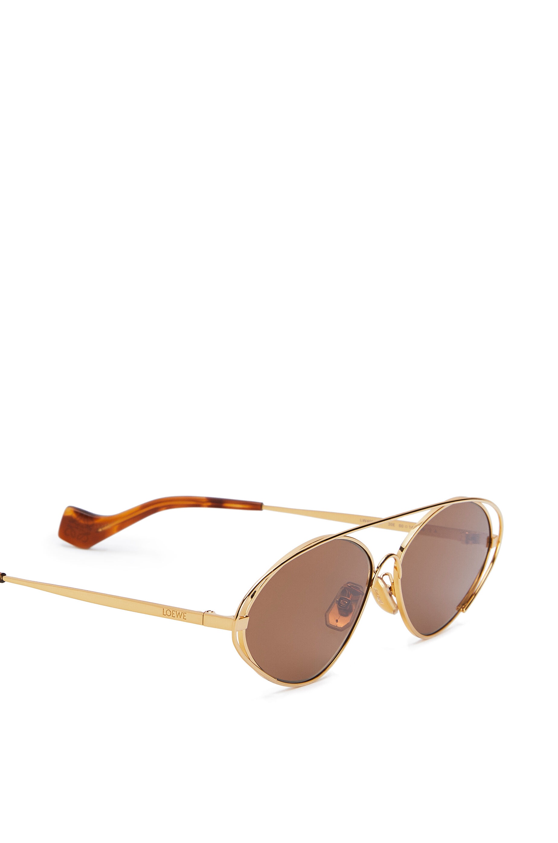 Metal oval sunglasses - 5