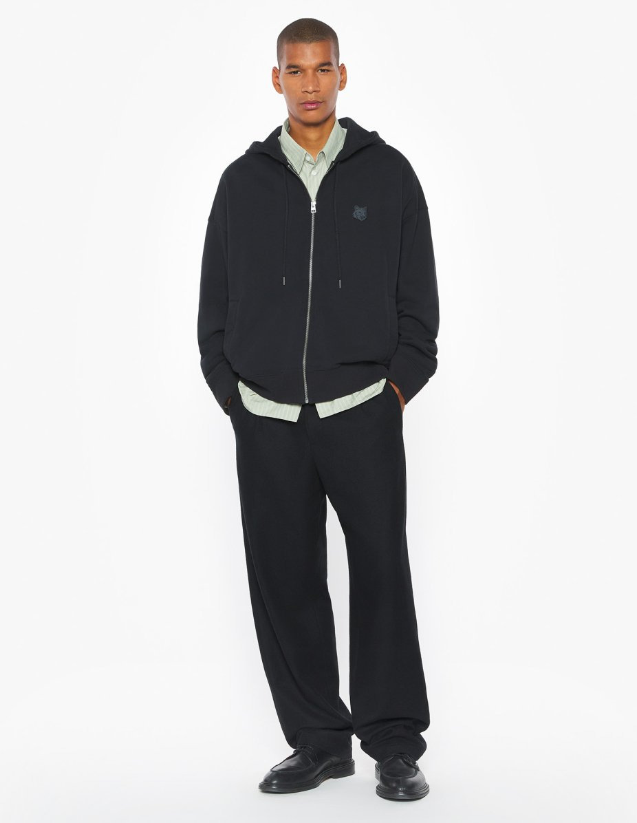 FOX HEAD ZIPPED OVERSIZE HOODIE - 2