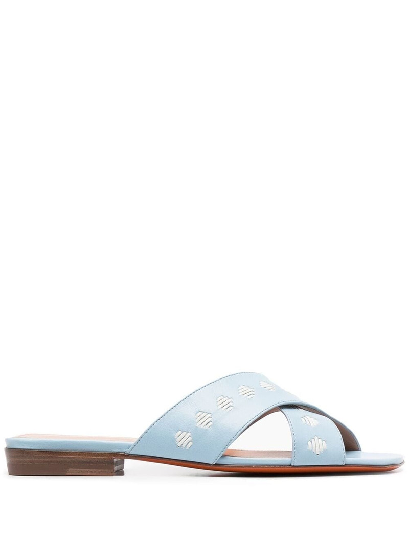 crossover straps sandals 1