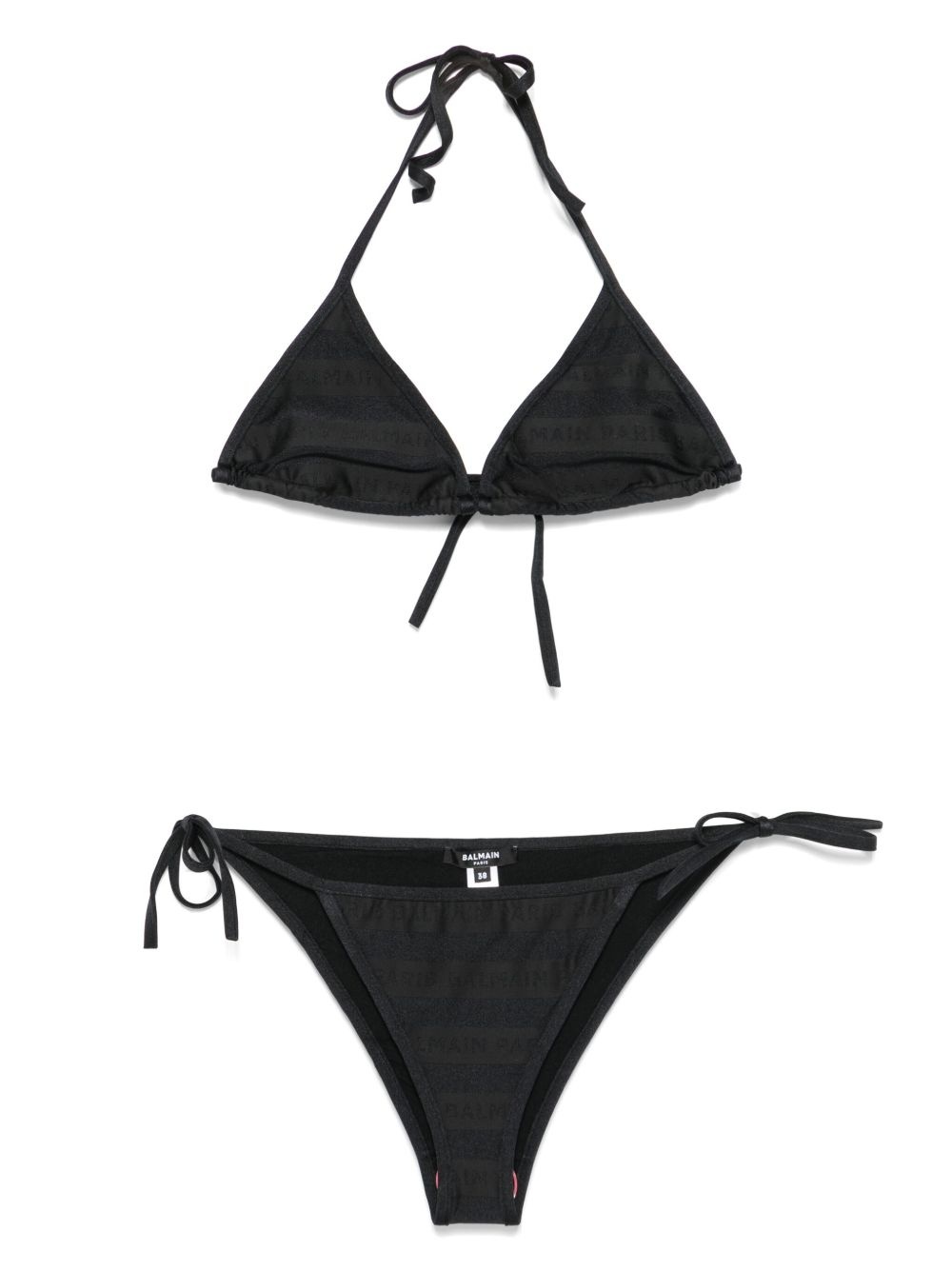logo-print bikini - 2