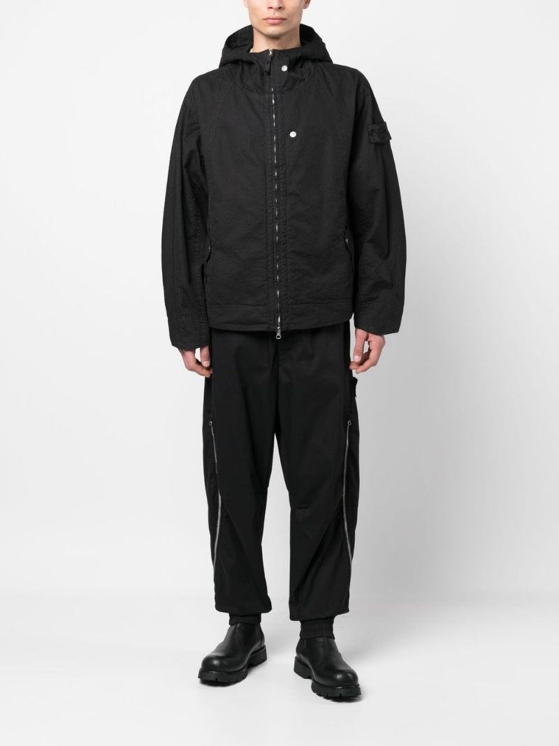 Stone Island Shadow Project strap hooded jacket outlook