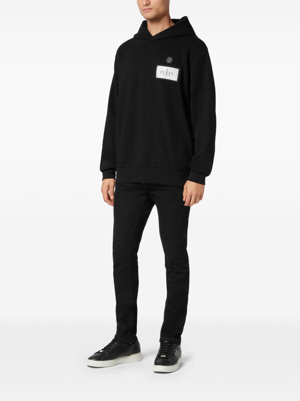 logo-print hoodie - 2