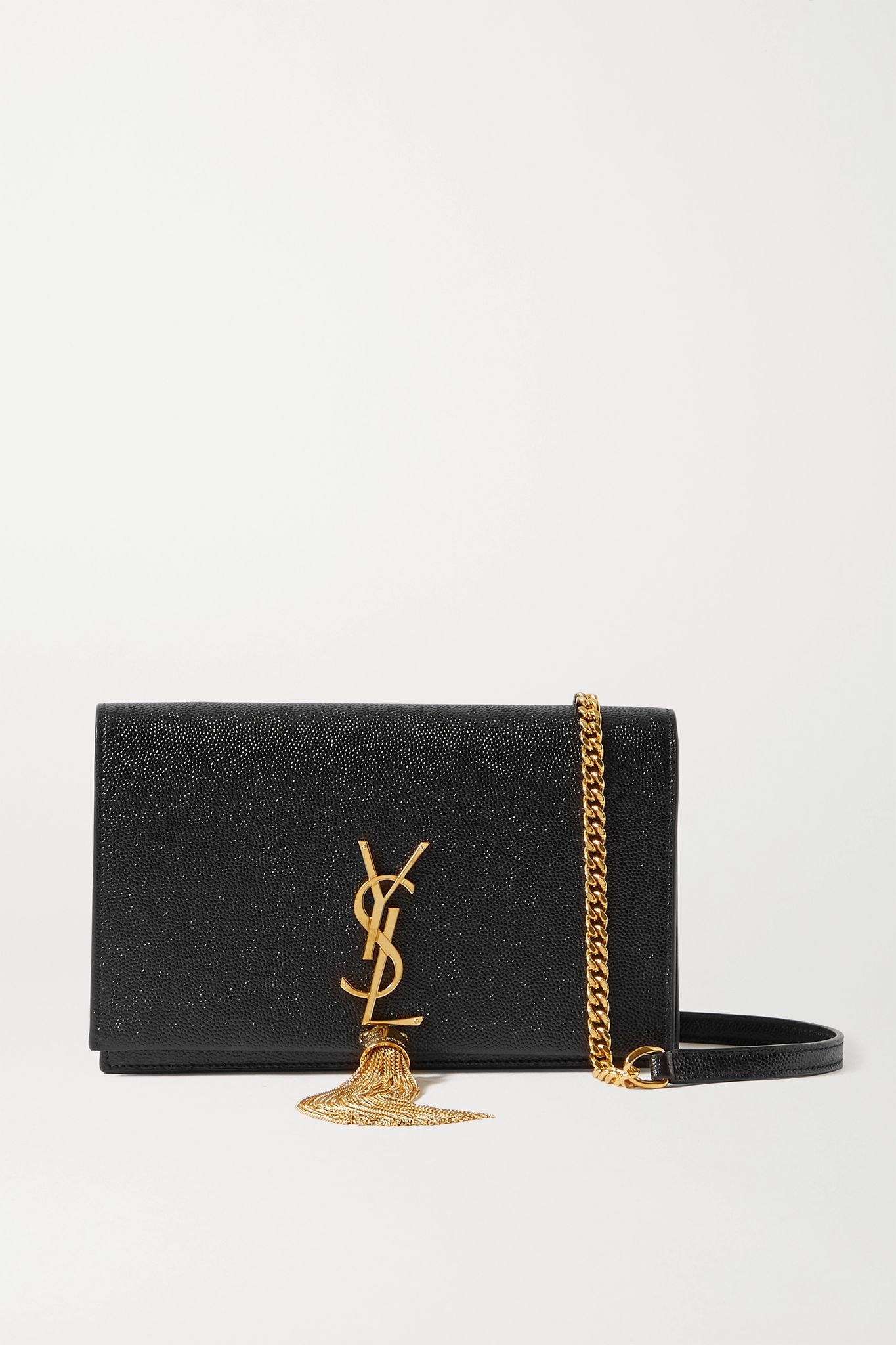 Kate textured-leather shoulder bag - 1