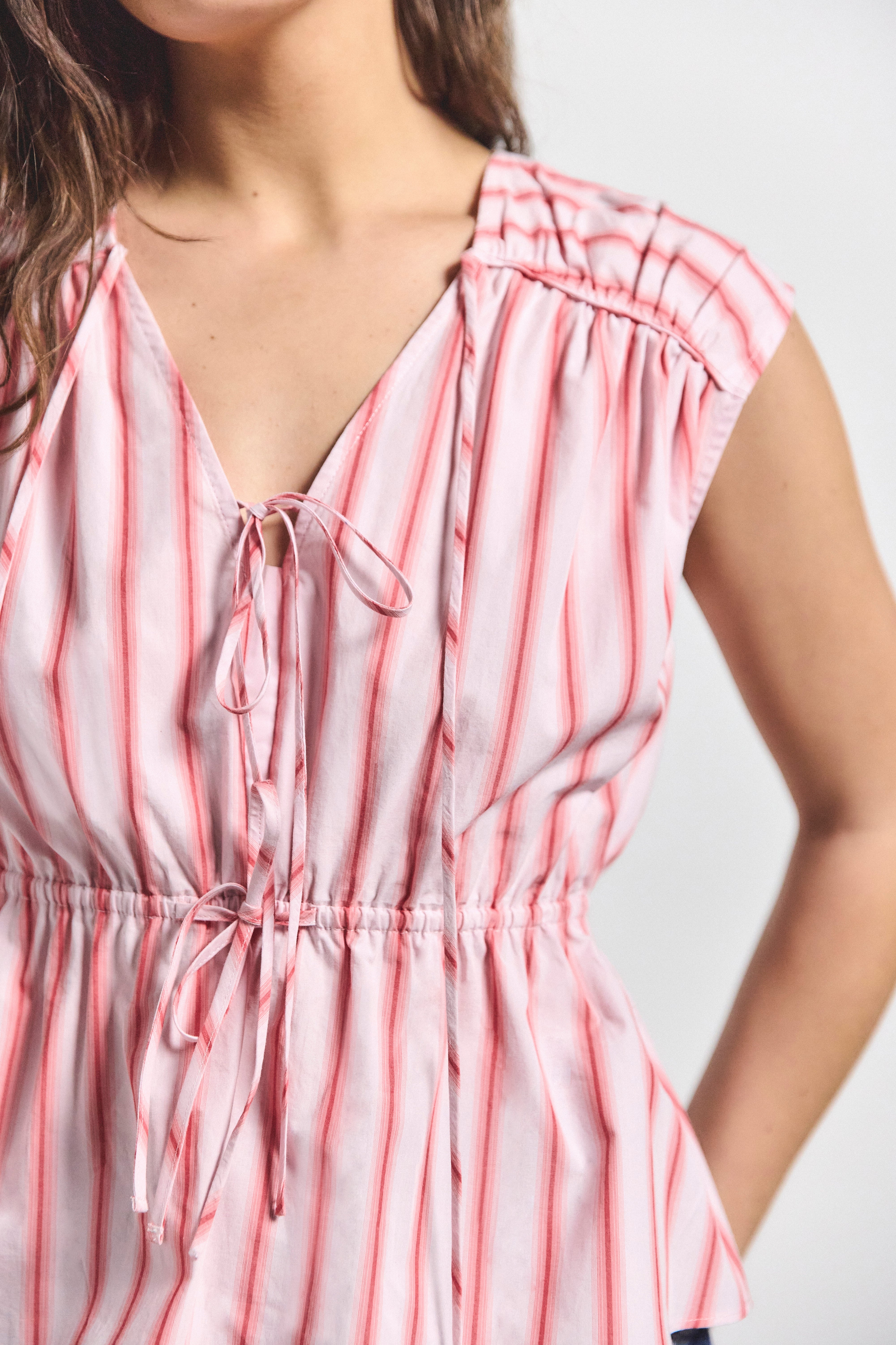 CAROLINE DOUBLE TIE TOP - 3